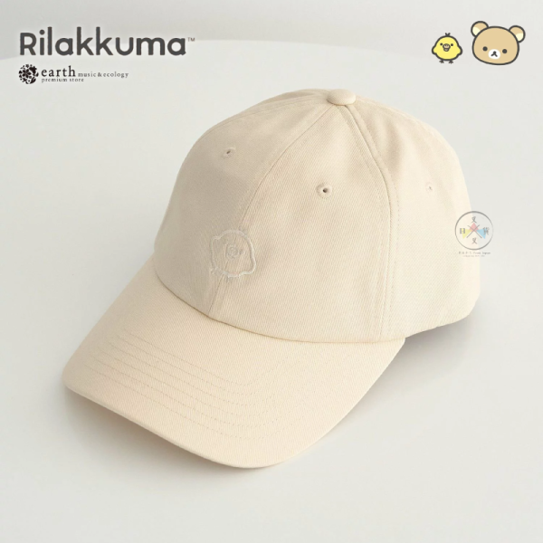 預購 拉拉熊 懶懶熊 小雞 專賣店限定 earth聯名 刺繡 大頭 幸運草 棒球帽 米色 咖啡色 2選1【4/16截止】 