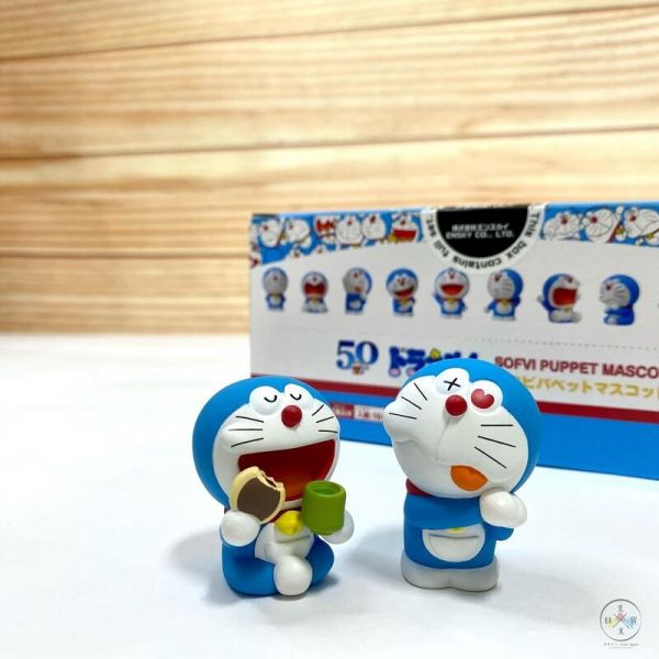 哆啦A夢 Doraemon 竹蜻蜓 銅鑼燒 手指軟膠公仔 隨機1入 