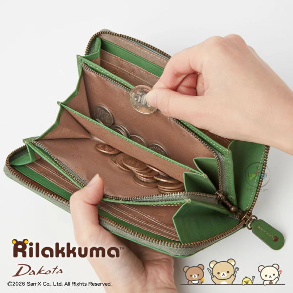 預購 拉拉熊 懶懶熊 小雞 專賣店限定Dakota聯名 皮革 長夾 拉鍊錢包 皮夾 2選1【6/11截止】 