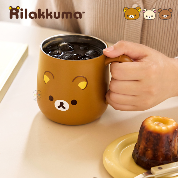 預購 拉拉熊 懶懶熊 懶妹 蜜茶熊 韓國限定 大臉 保溫馬克杯 冰壩杯 附蓋子 360ml 3選1【10/8截止】 