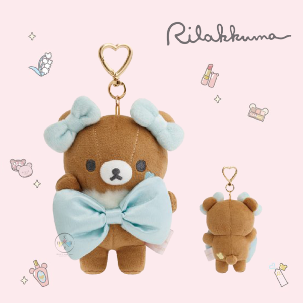 預購1月 拉拉熊 懶懶熊 懶妹 蜜茶熊 專賣店限定 愛漂亮 絨毛吊飾 蝴蝶結 2選1【12/11截止】 