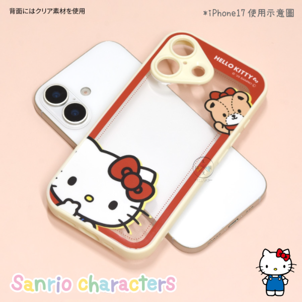 預購 三麗鷗KITTY 庫洛米 大耳狗 iPhone 17 Pro 手機殼 半身 3選1 