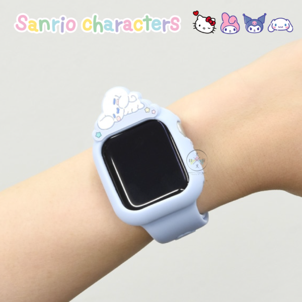 預購 三麗鷗 KITTY 美樂蒂 庫洛米 大耳狗 APPLE WATCH螢幕防撞殼 4選1 