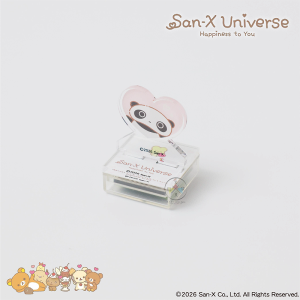 預購 SAN-X宇宙 拉拉熊 角落生物 趴趴熊 東京製版限定 心型 壓克力立牌 浸透印章 10選1【10/22截止】 