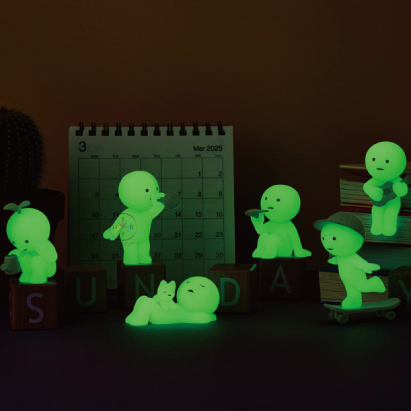 SMISKI 不可思議的夜光精靈 角落星期天 全6款+隱藏 隨機1入 盲盒 