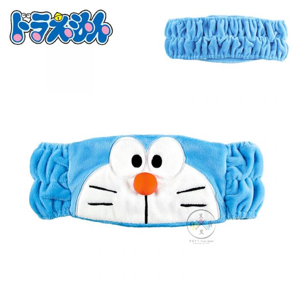 哆啦A夢 Doraemon 哆啦美 絨毛 洗臉髮帶 2選1 