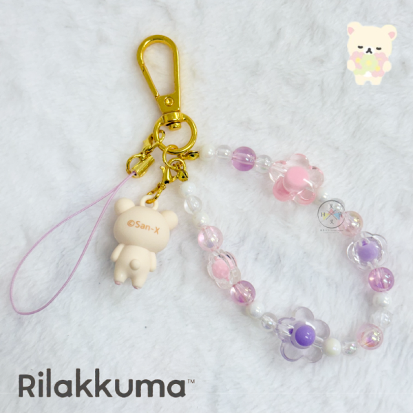 拉拉熊 懶懶熊 懶妹 花花世界 串珠珠 手機吊飾 2選1 