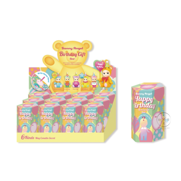 Sonny Angel Bear經典生日系列2 泰迪熊盒玩公仔 全6款 盲抽 