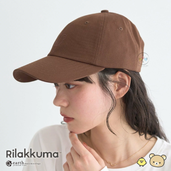 預購 拉拉熊 懶懶熊 小雞 專賣店限定 earth聯名 刺繡 大頭 幸運草 棒球帽 米色 咖啡色 2選1【4/16截止】 