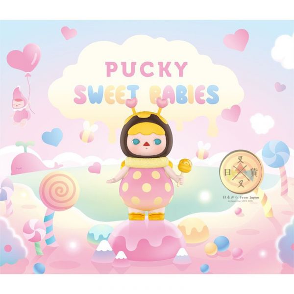 PUCKY畢奇精靈 甜點寶寶系列 香港設計師盒玩公仔隨機1入 