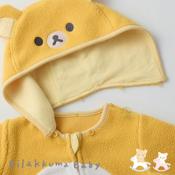 預購4月 拉拉熊 懶懶熊 懶妹 專賣店限定 嬰兒 寶寶 連帽 開襟連身衣 阿卡將 60-80 4選1【4/2截止】 