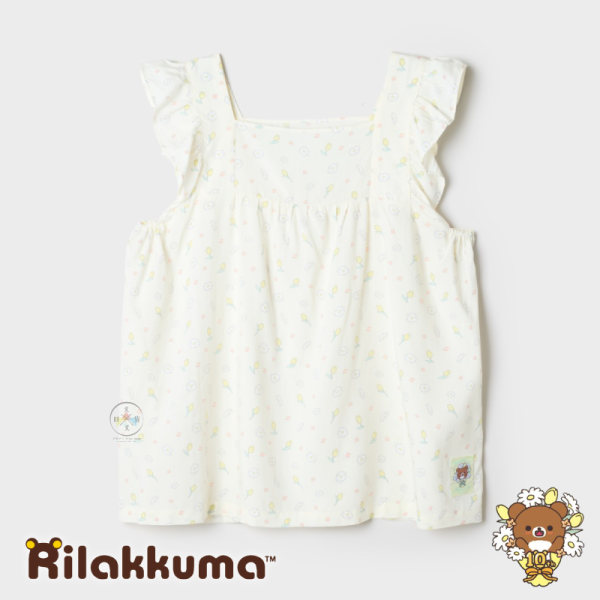 預購7月 拉拉熊 懶懶熊 蜜茶熊 韓國限定 居家服 荷葉邊 無袖睡衣 睡褲 2件組 S/M/L 3選1【6/27截止】 