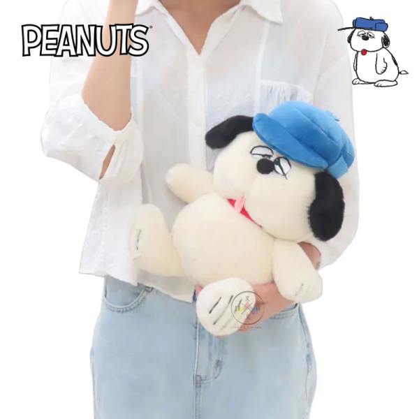 SNOOPY 史努比 歐拉夫 復古懷舊 絨毛玩偶 M號 2選1 