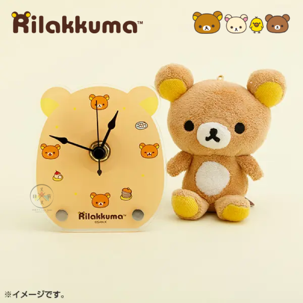 預購7月 拉拉熊 懶懶熊 懶妹 小雞 蜜茶熊 專賣店限定 桌上立鐘 時鐘 4選1【5/4截止】 