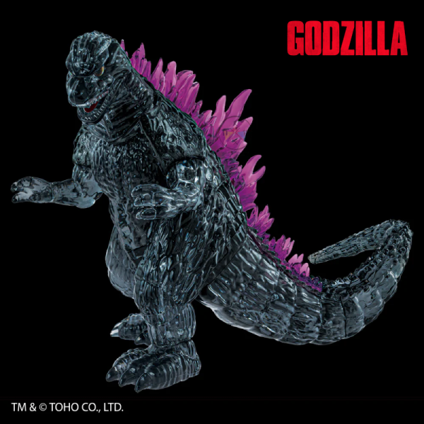 哥吉拉 GODZILLA 水晶3D透明 立體拼圖 