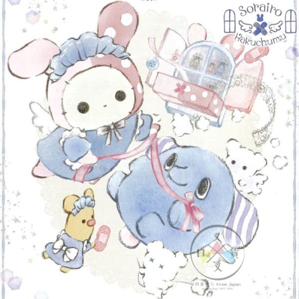 憂傷馬戲團 白日夢 波波 姆冬 spica 棉花 立體貼紙 