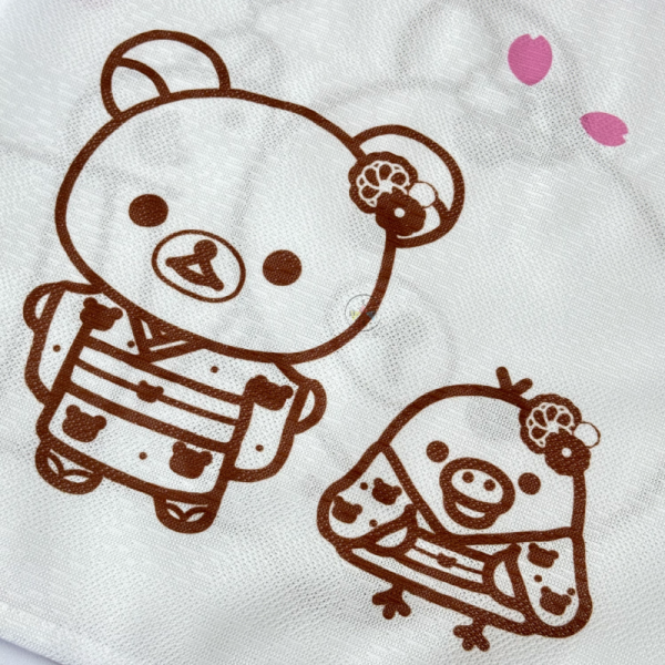 預購7月 拉拉熊 懶懶熊 茶房限定 門簾 嵐山茶房 櫻花粉 85x150cm 日本製 【6/11截止】 