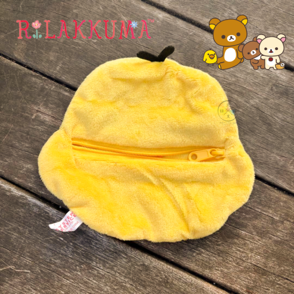 拉拉熊 懶懶熊 軟軟小物包 絨毛刺繡 大臉 拉鍊收納包 扭蛋 全5款 隨機1入 