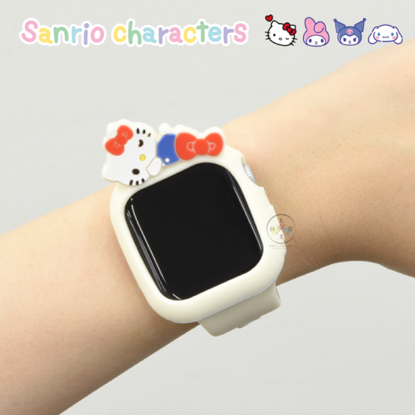 預購 三麗鷗 KITTY 美樂蒂 庫洛米 大耳狗 APPLE WATCH螢幕防撞殼 4選1 