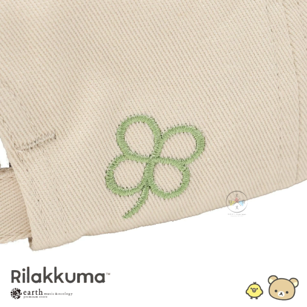 預購 拉拉熊 懶懶熊 小雞 專賣店限定 earth聯名 刺繡 大頭 幸運草 棒球帽 米色 咖啡色 2選1【4/16截止】 