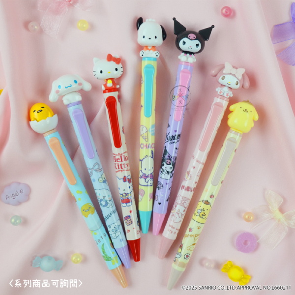 三麗鷗 庫洛米 酷洛米 可動 搖頭 公仔 原子筆 日本製 