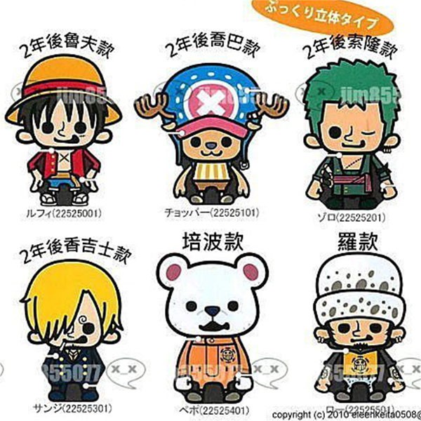 [五折] one piece海賊王新世界魯夫喬巴索隆培波羅捲線器 