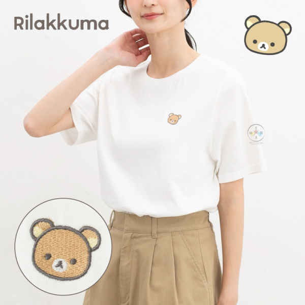預購6月 拉拉熊 懶懶熊 專賣店限定 刺繡短踢 短袖上衣 S~LL  6選1 (下單請註明尺寸)【6/19截止】 