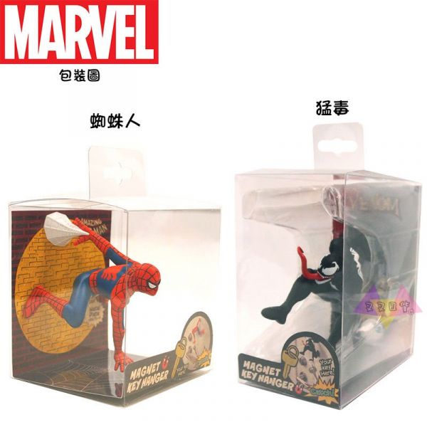 Marvel Venom 蜘蛛人/猛毒磁鐵鑰匙收納公仔盒裝2選1 