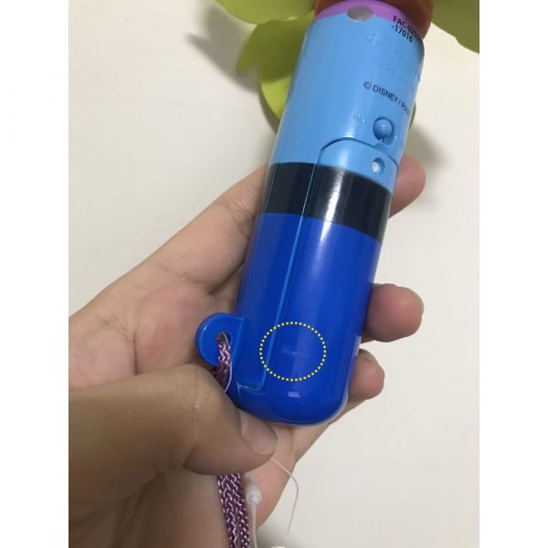 [微NG] 迪士尼樂園限定玩具總動員三眼怪隨身攜帶式手拿電風扇附掛脖繩 