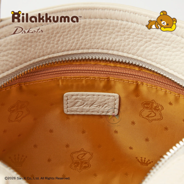 預購 拉拉熊 懶懶熊 專賣店限定Dakota聯名 皮革 手提 肩背包 附票卡夾 奶茶 焦糖 米白 3選1【4/30截止】 