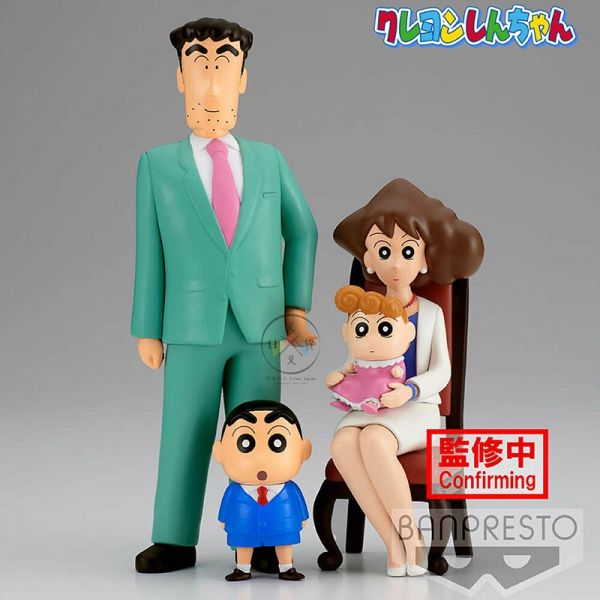 蠟筆小新 FIGURE 全家福 廣志 美牙 美冴小葵 4件組 盒裝 