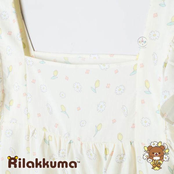 預購7月 拉拉熊 懶懶熊 蜜茶熊 韓國限定 居家服 荷葉邊 無袖睡衣 睡褲 2件組 S/M/L 3選1【6/27截止】 