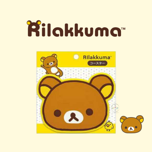 預購2月 拉拉熊 懶懶熊 大頭 矽膠 杯墊 