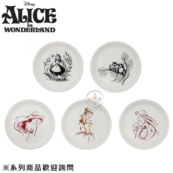 迪士尼 愛麗絲夢遊仙境 笑笑貓 妙妙貓 再生陶器 飾品盤 小托盤 盒裝 2選1 日本製 