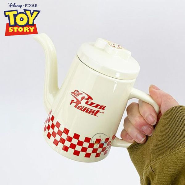 迪士尼 玩具總動員 披薩星球 三眼怪 陶瓷 茶壺 附濾網 450ml 盒裝 