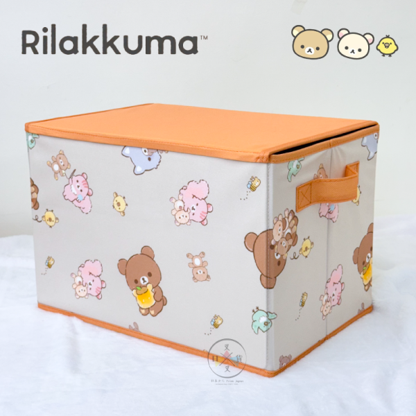 拉拉熊 懶懶熊 懶妹 小雞 思夢樂 專賣店限定 刺繡大臉 摺疊掀蓋 收納箱 3選1【3/12截止】 