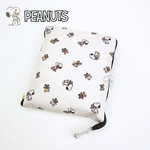 SNOOPY 史努比 泰迪熊 行李袋 旅行袋 可折疊 M號 23L 