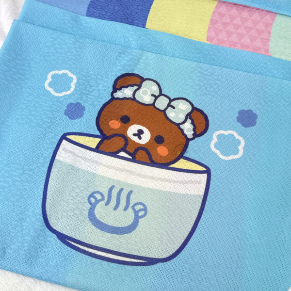 預購7月 拉拉熊 懶懶熊 茶房限定 門簾 泡茶杯 淺藍 85x150cm 日本製 【6/11截止】 