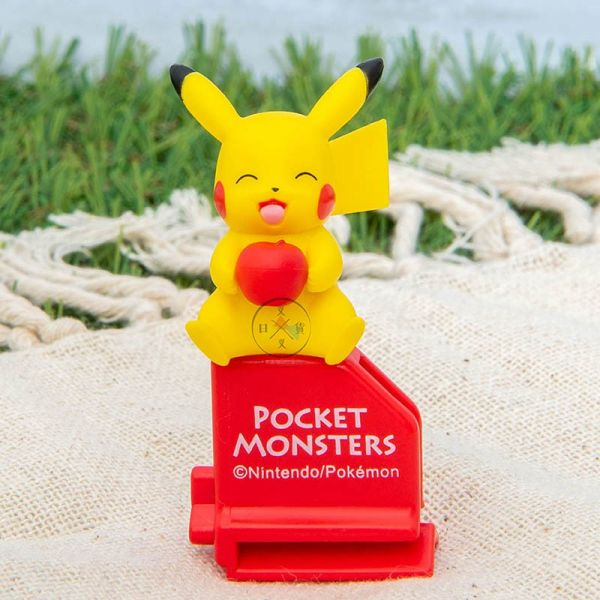 神奇寶貝 精靈寶可夢 皮卡丘 牛奶盒 屋頂型紙盒 飲料封口夾 公仔盒玩 隨機1入 