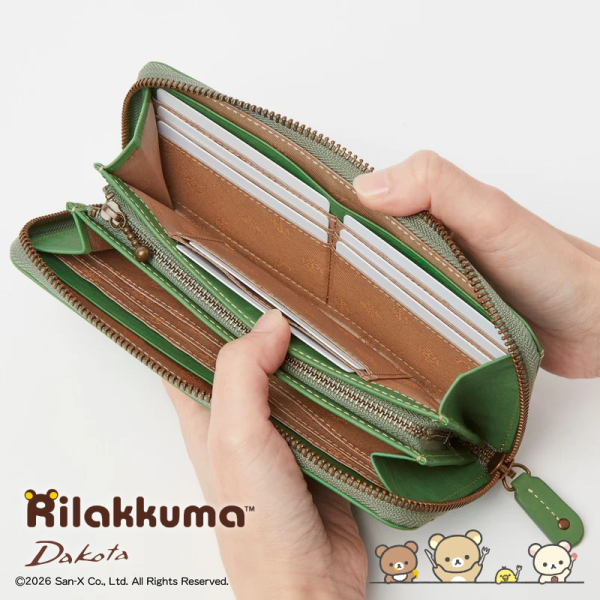 預購 拉拉熊 懶懶熊 小雞 專賣店限定Dakota聯名 皮革 長夾 拉鍊錢包 皮夾 2選1【4/30截止】 