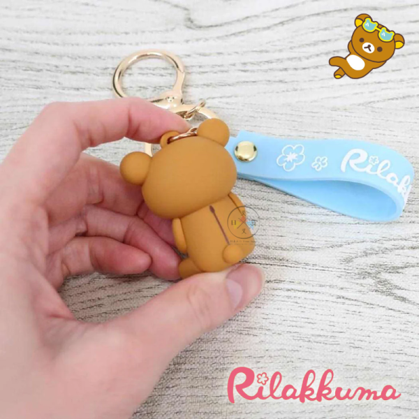 拉拉熊 懶懶熊 懶妹 熊型 愛心 墨鏡 夏日 公仔 吊飾 鑰匙圈 2選1 