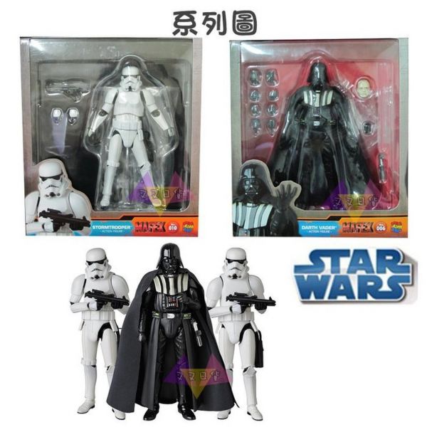 Star wars星際大戰帝國的風暴白兵騎兵拿槍 可動模型收藏公仔 盒裝~超酷! 