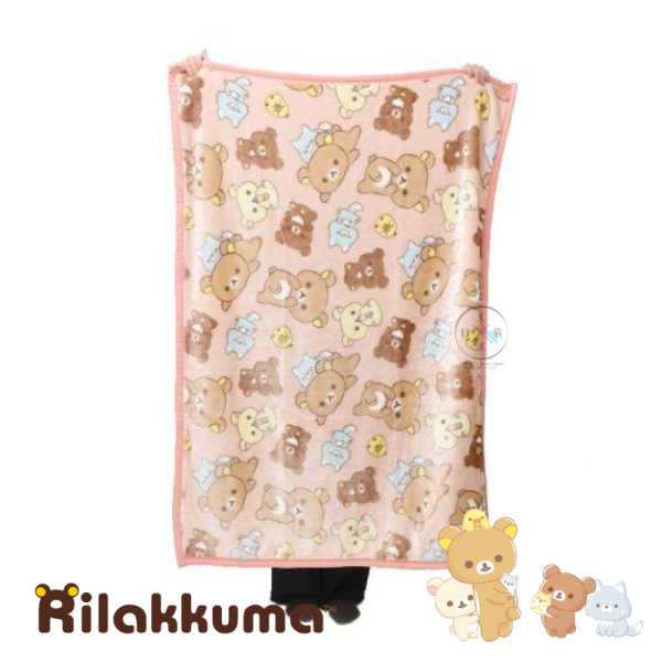 拉拉熊 懶懶熊 蜜茶熊 小狼 森林好朋友 滿版 懶人毯 雙人毯 140x200公分 