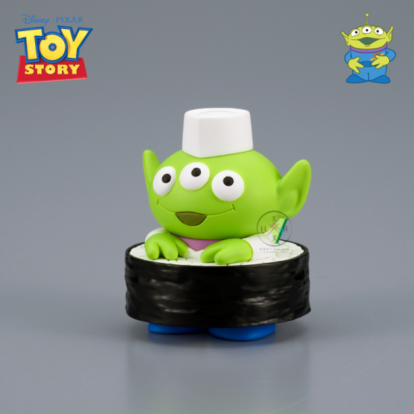 迪士尼 玩具總動員 30周年 三眼怪壽司  公仔扭蛋 全4款 一套 