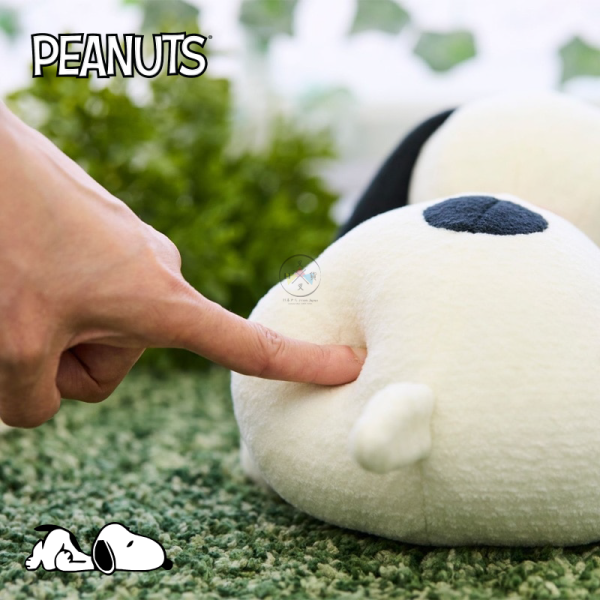 SNOOPY 史努比 趴趴 Q彈屁屁 絨毛玩偶娃娃 26公分 超好摸 