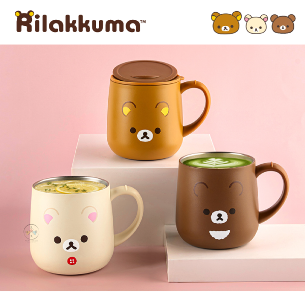 預購 拉拉熊 懶懶熊 懶妹 蜜茶熊 韓國限定 大臉 保溫馬克杯 冰壩杯 附蓋子 360ml 3選1【10/8截止】 