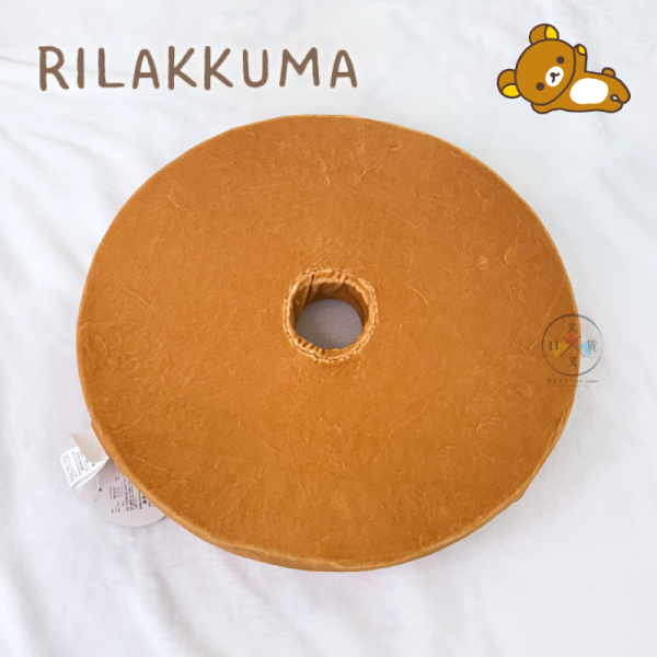 拉拉熊 懶懶熊 思夢樂 專賣店限定 絨毛大臉 甜甜圈坐墊 記憶材質【3/12截止】 