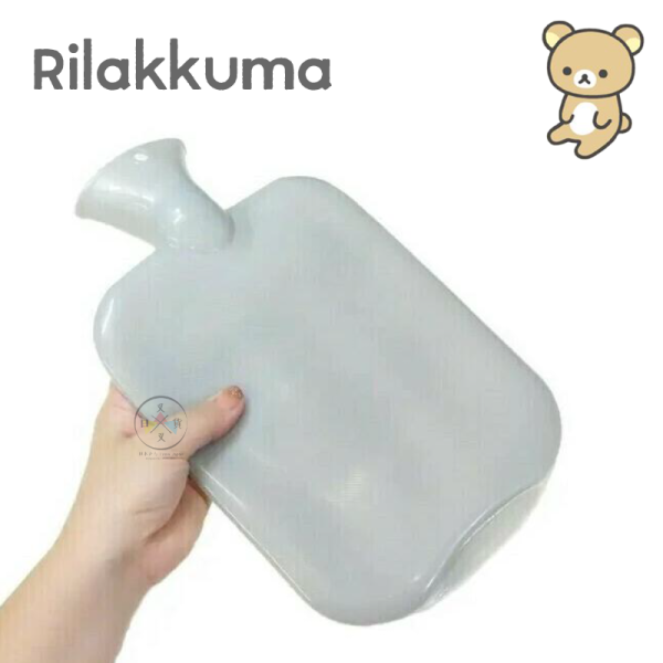 拉拉熊 懶懶熊 絨毛 刺繡 熱敷 熱水袋 1.8L 