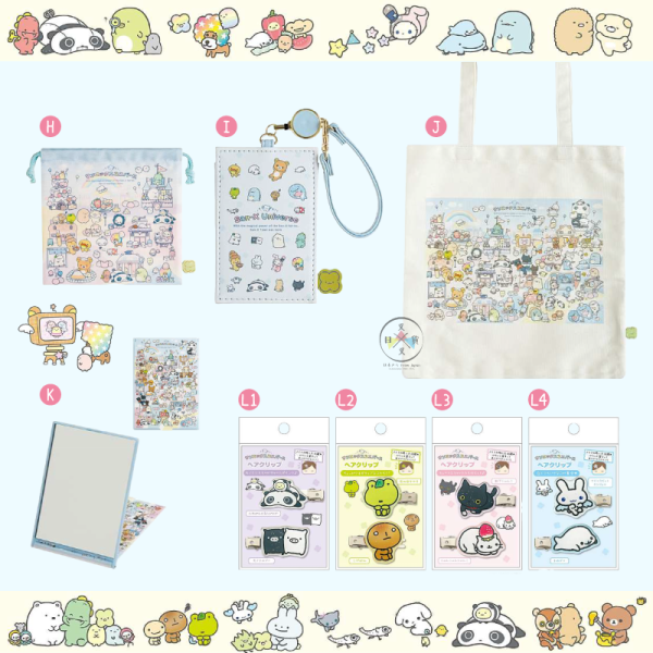 預購3月 趴趴熊烤焦麵包甜點貓 san-x小鎮 亮粉壓克力 髮夾夾子 2入組 4選1 日本製 