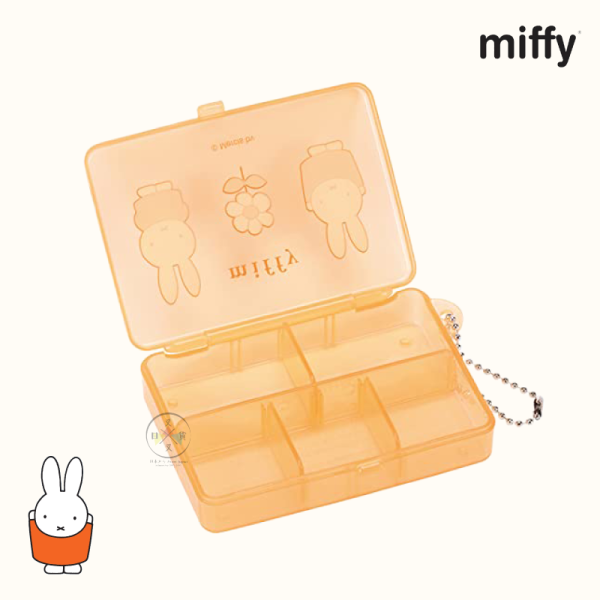 MIFFY 米飛兔 米菲兔 小藥盒 5格 收納盒 飾品盒 分裝盒 